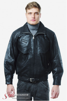 Куртка кожаная ARBEX 032 crystal black