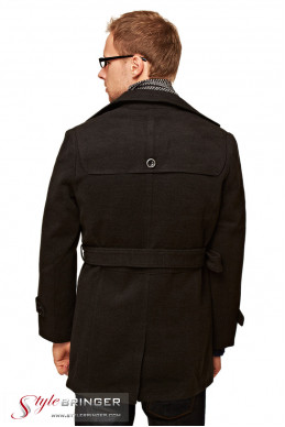 Пальто мужское C-6047 grey
